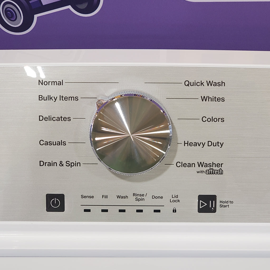 Pictures of Maytag 4.5 cu. ft. Capacity Top Load Washer with Power™ Agitator and Deep Fill MVW4505MW - Open Box and Maytag 7.0 cu. ft. Capacity Top Load Electric Wrinkle Prevent Dryer MED4500MW - Scratch & Dent (Minor) - Neu Appliance Outlet - Discount Appliance Outlet in Austin, Tx