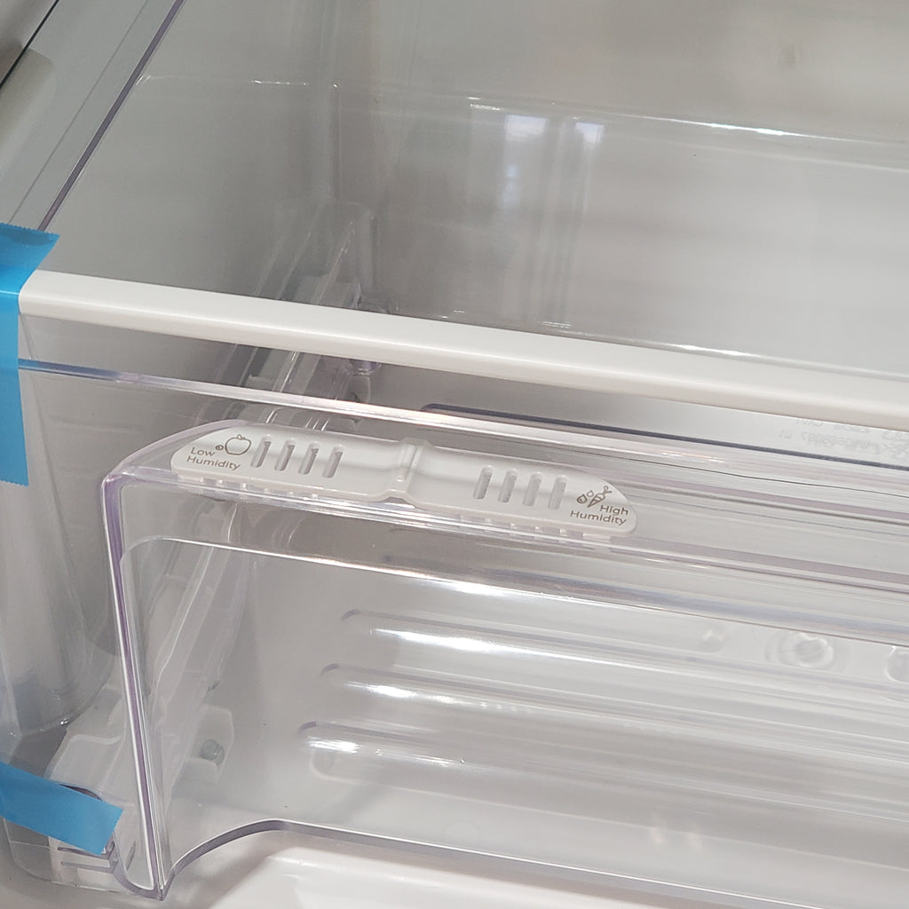 Pictures of Whirlpool 33" Wide Top Freezer 20.5 cu ft Refrigerator with Ice Maker and Frameless Glass Shelves and Flexi-Slide Bin WRT311FZDW - Open Box - Neu Appliance Outlet - Discount Appliance Outlet in Austin, Tx