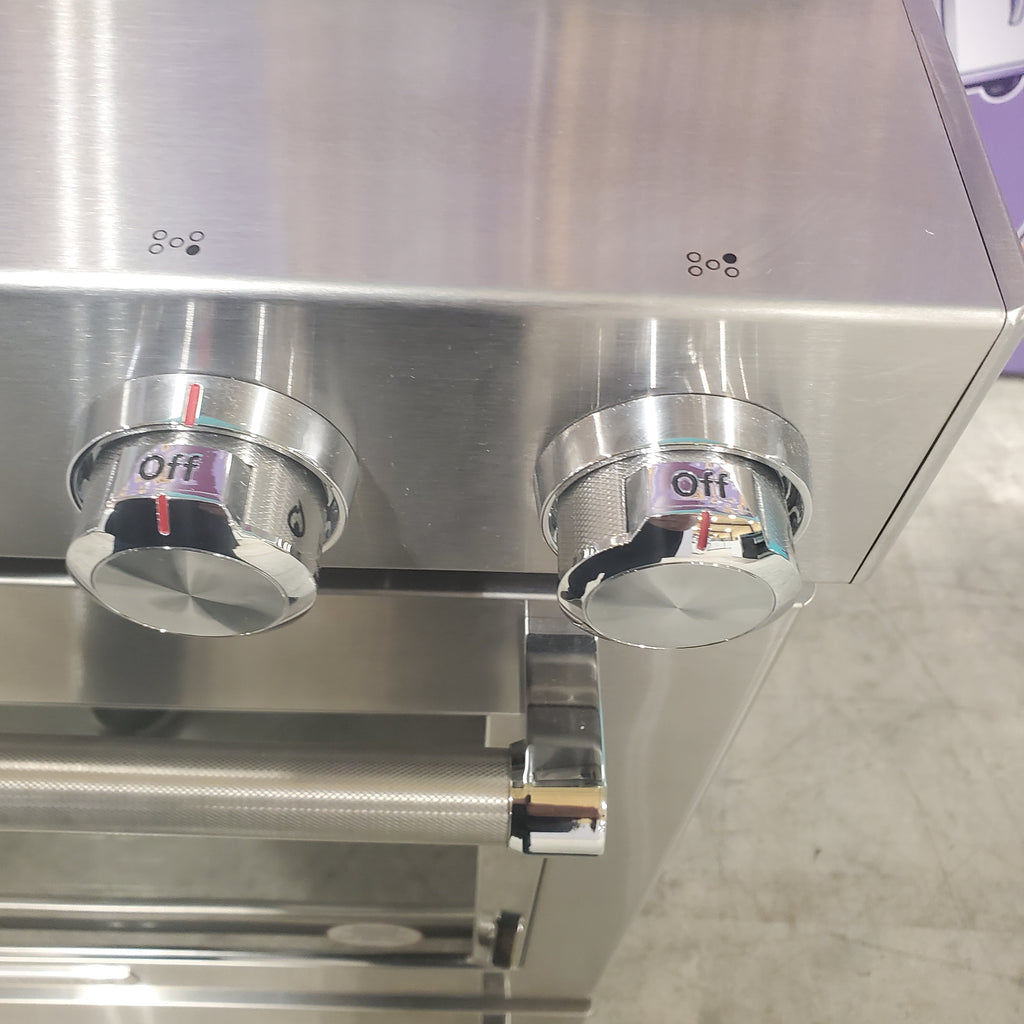 Pictures of KitchenAid Stainless Steel 30 In. 5 Burner Slide In Convection Gas Range with Steam Rack and Even Heat True Convection KSGG700ESS - Scratch and Dent (Minor) - Neu Appliance Outlet - Discount Appliance Outlet in Austin, Tx