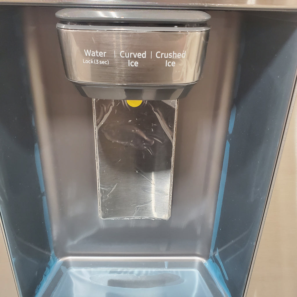Pictures of Samsung 31 cu. ft. Mega Capacity 3-Door French Door Refrigerator in Stainless Steel with Four Types of Ice 4SD422 - RF32CG5400SR - Scratch & Dent (Minor) - Neu Appliance Outlet - Discount Appliance Outlet in Austin, Tx