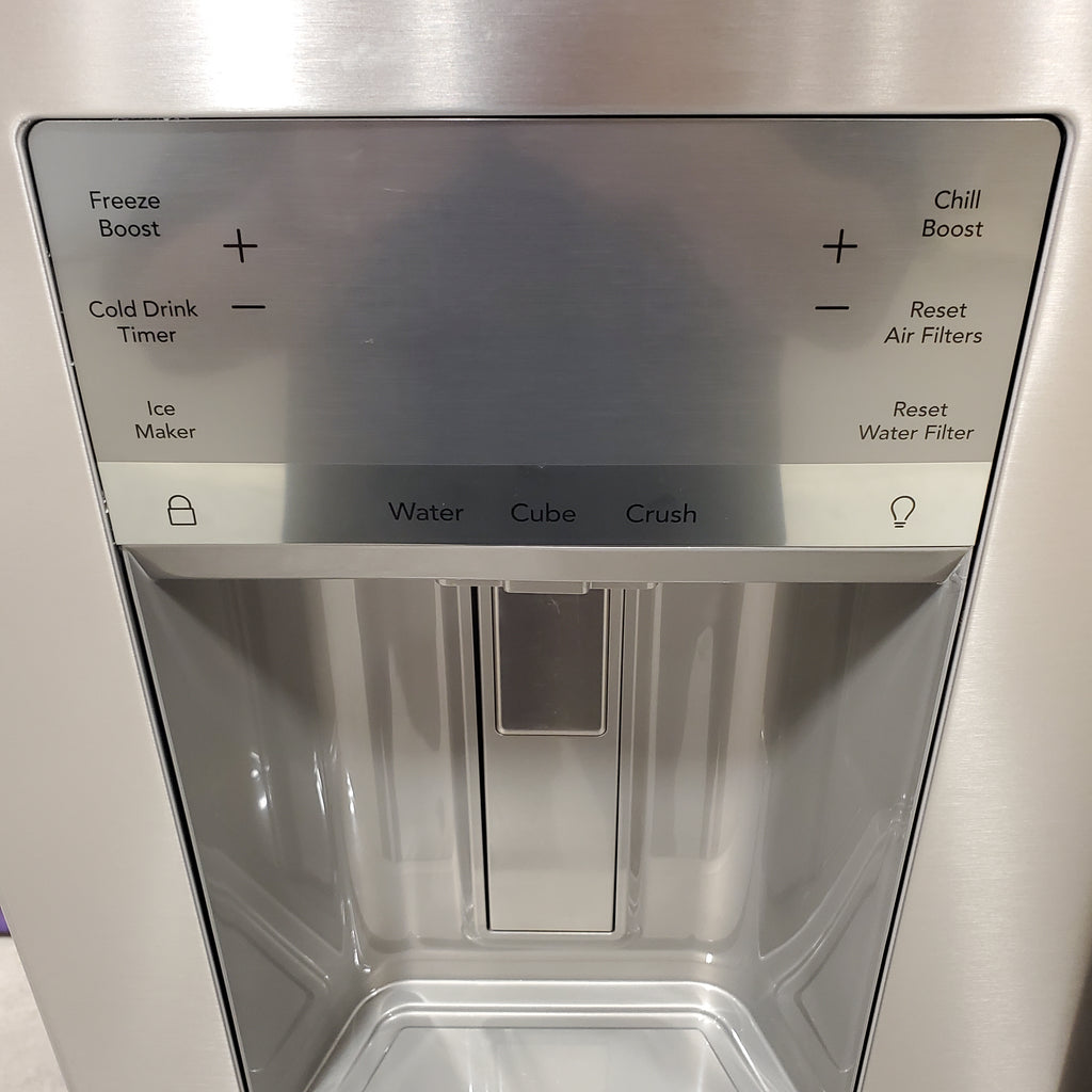 Pictures of Frigidaire 27.8-cu ft ENERGY STAR French Door Refrigerator with Dual Ice Maker in Fingerprint Resistant Stainless Steel 3SD1099 - GRFS2853AF - Scratch & Dent (Minor) - Neu Appliance Outlet - Discount Appliance Outlet in Austin, Tx