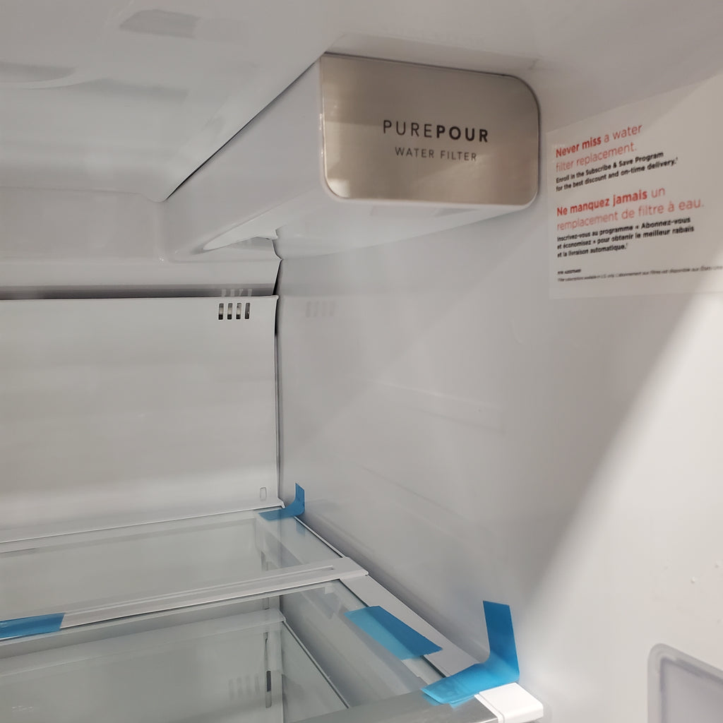 Frigidaire Gallery 22 Cu. Ft. 4-Door Counter-depth French Door Refrigerator with Ice Maker (Fingerprint Resistant Stainless Steel) ENERGY STAR 3SD1012 - GRMC2273CF - Scratch and Dent (Moderate)