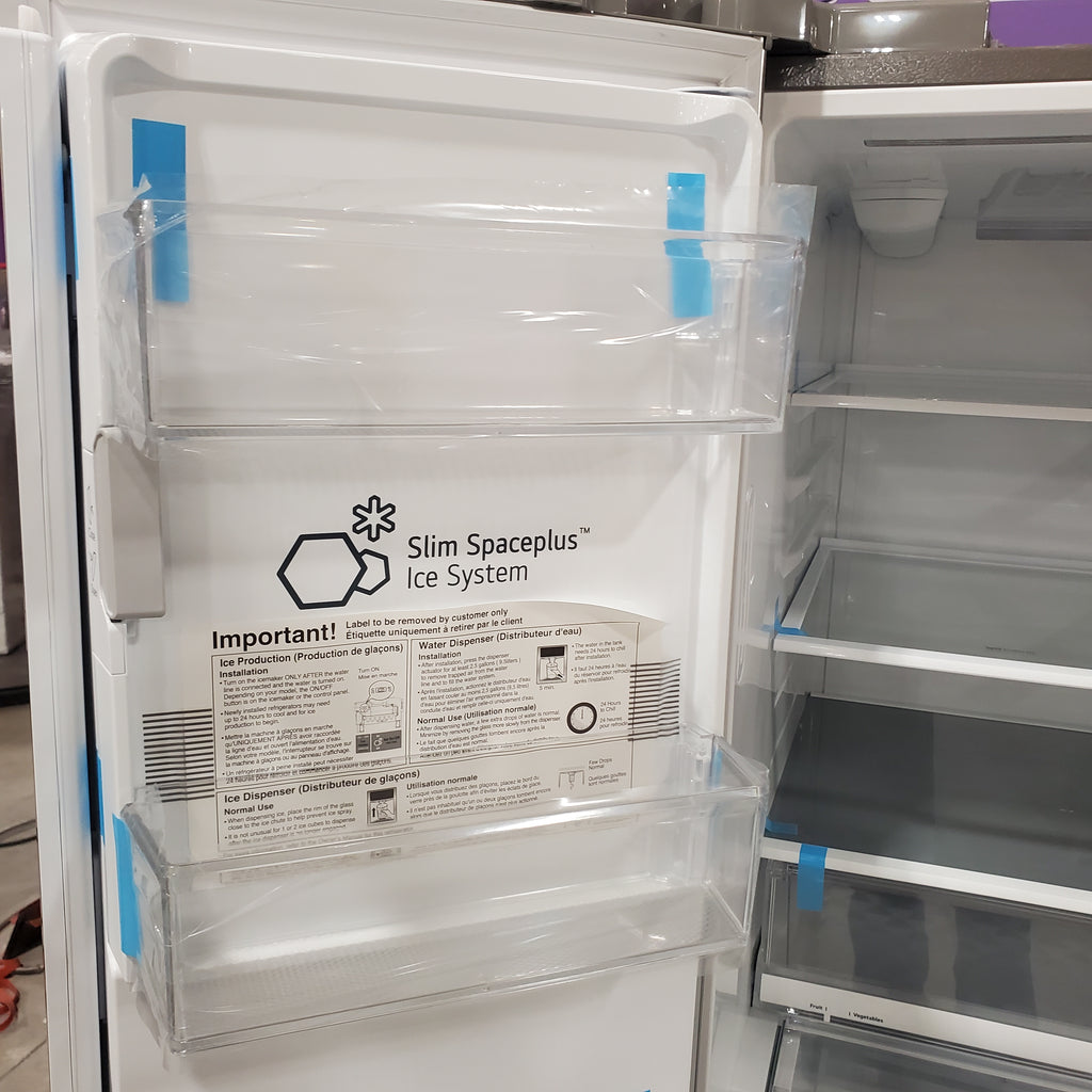 Pictures of LG 27.8-cu ft 4-Door French Door Refrigerator with Dual Ice Maker in Fingerprint Resistant Steel 5SD197 - LRMXS2806S - Scratch & Dent (Major) - Neu Appliance Outlet - Discount Appliance Outlet in Austin, Tx