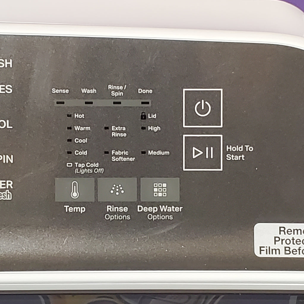 Pictures of 5.2–5.3 Cu. Ft. Whirlpool Top Load Washer in White with Removable Agitator WTW6157PW - Open Box and Whirlpool 7.0 cu. ft. Electric Dryer with Hamper Door WED5010LW - Open Box - Neu Appliance Outlet - Discount Appliance Outlet in Austin, Tx