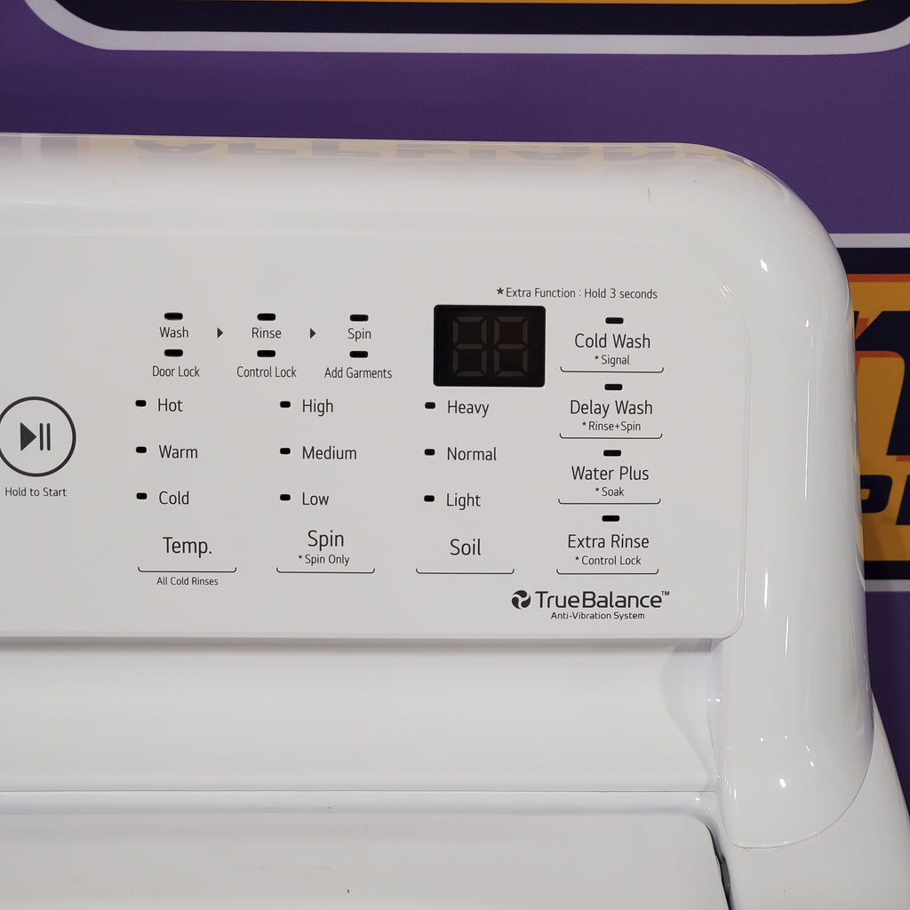 Pictures of LG White Top Load 5.0 Cu. Ft. Mega Capacity Washer with TurboDrum Technology WT7150CW - Scratch & Dent (Moderate) - Neu Appliance Outlet - Discount Appliance Outlet in Austin, Tx