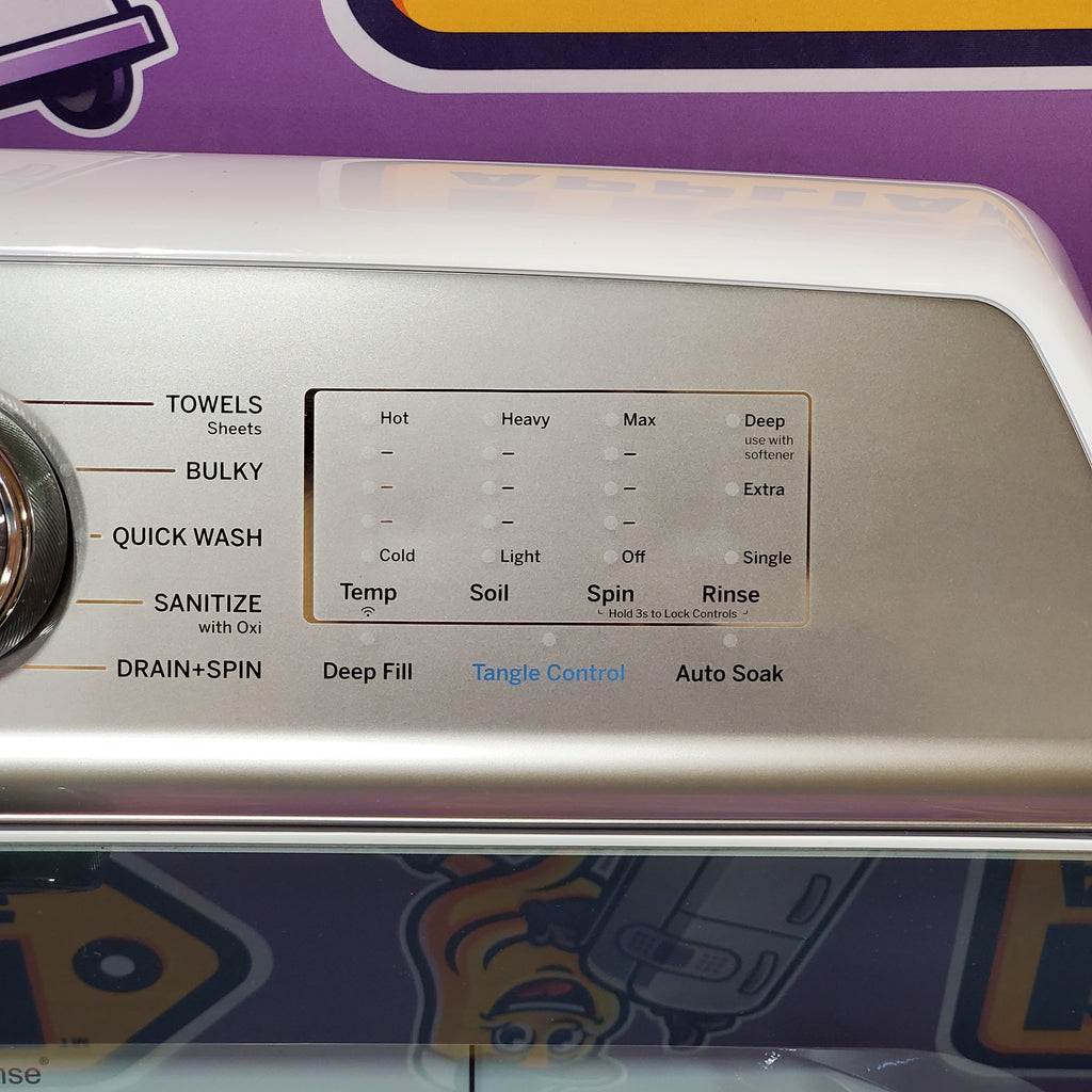 Pictures of GE Profile 5.0 cu. ft. High-Efficiency ENERGY STAR Smart Top Load Washer in White with Microban Technology PTW600BSRWS - Scratch & Dent (Minor) - Neu Appliance Outlet - Discount Appliance Outlet in Austin, Tx