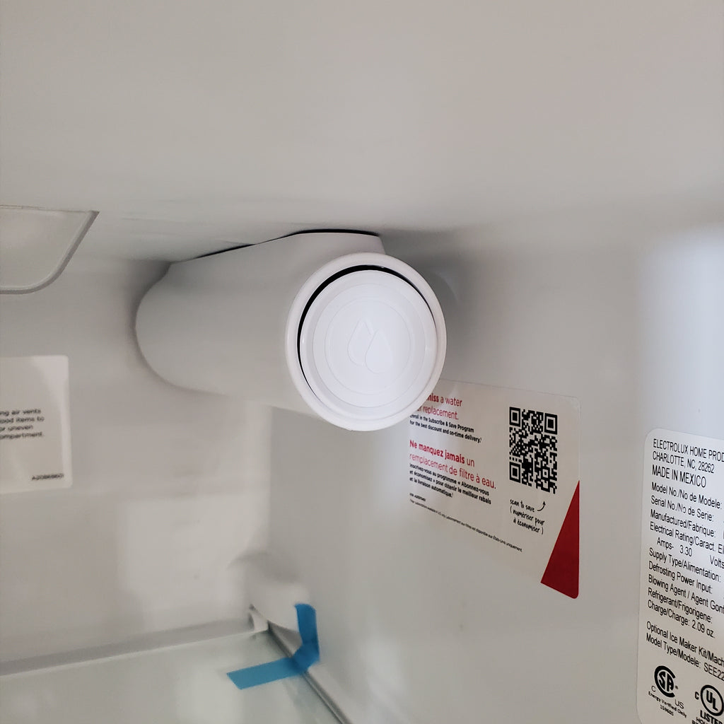 Pictures of Frigidaire 33" Wide 22.3 cu. ft. ENERGY STAR Side by Side Refrigerator Stainless Steel with Exterior Water and Ice Dispenser FRSS2323AS - Scratch & Dent - (Minor) - Neu Appliance Outlet - Discount Appliance Outlet in Austin, Tx