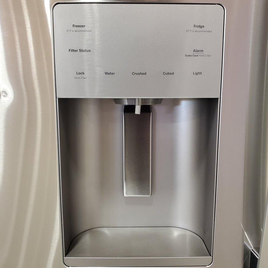 GE ENERGY STAR 25.7 Cu. Ft. Fingerprint Resistant French-Door Refrigerator GFE26JYMFS - Scratch & Dent (Moderate)