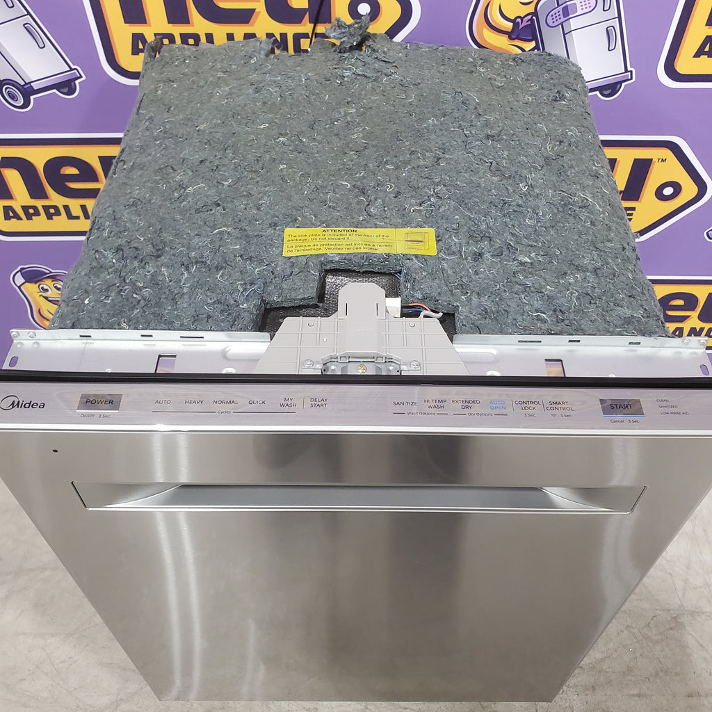 Pictures of Midea Top Control Dishwasher with 3-Stage Total Drying in Stainless Steel 3SD625 - MDT24P3CST - Open Box - Neu Appliance Outlet - Discount Appliance Outlet in Austin, Tx