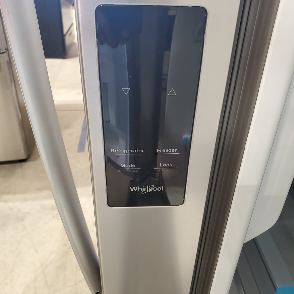 Pictures of Whirlpool 36-Inch French Door Refrigerator in Fingerprint Resistant Stainless Finish with In-Door Water and Ice Maker - 30 cu. ft. WRFF3536SZ - Open Box - Neu Appliance Outlet - Discount Appliance Outlet in Austin, Tx
