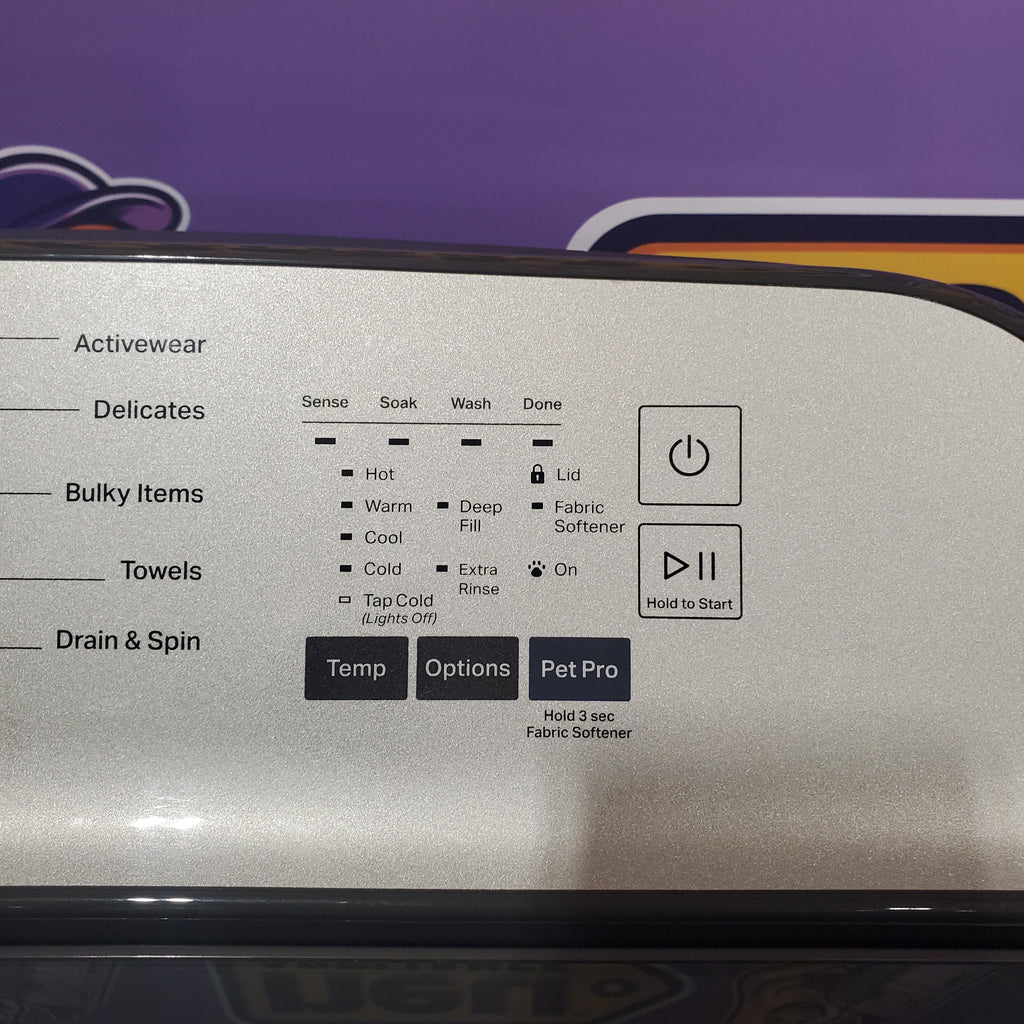 Maytag Volcano Black Top Load 4.7 Cu. Ft. Pet Pro Washer with Built-In Faucet 25SD113 - MVW6500MBK - Scratch & Dent (Minor)