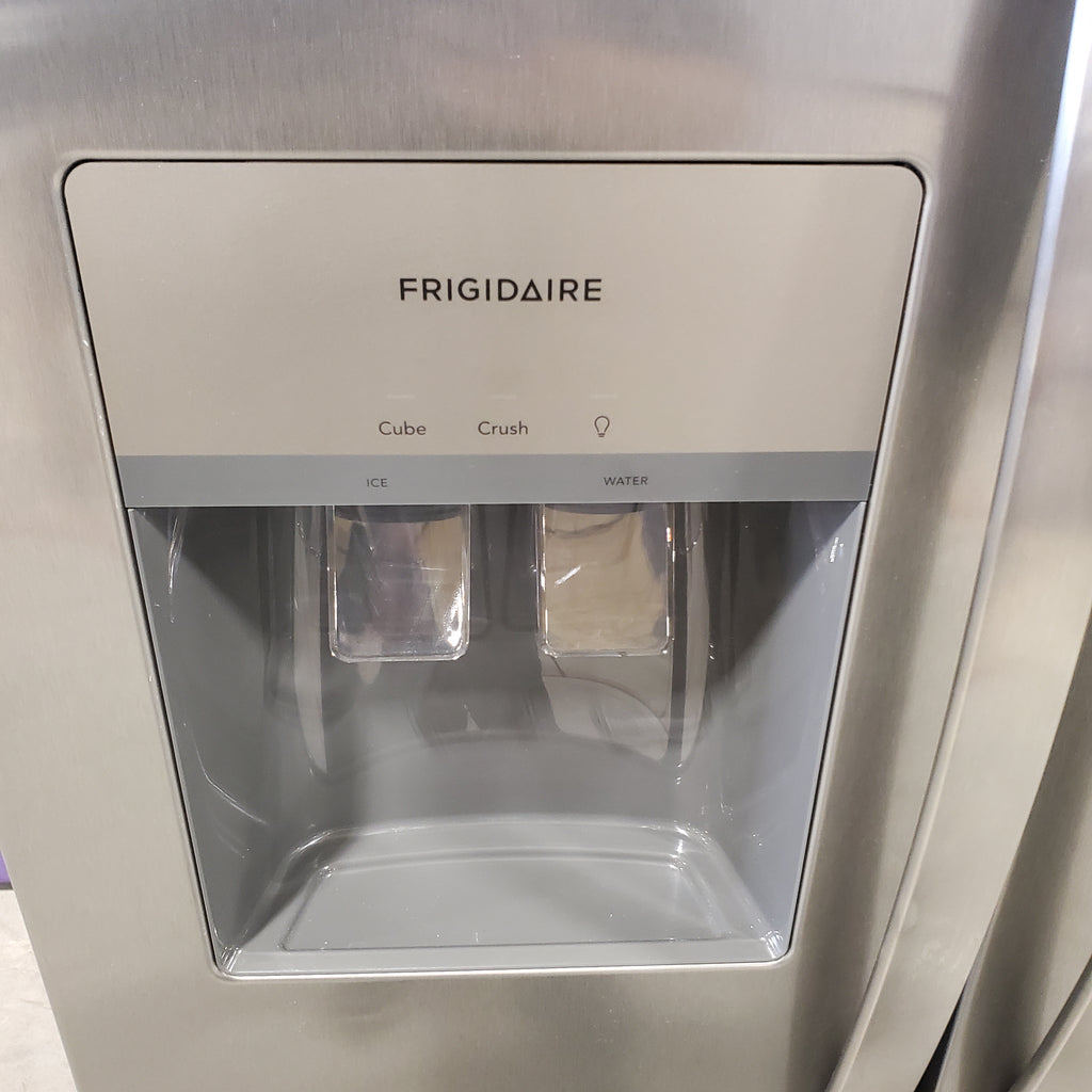 Pictures of Frigidaire Standard Depth 25.6 Cu. Ft. Side by Side 36" Refrigerator with a EvenTemp Cooling System FRSS26L3AF - Open Box - Neu Appliance Outlet - Discount Appliance Outlet in Austin, Tx
