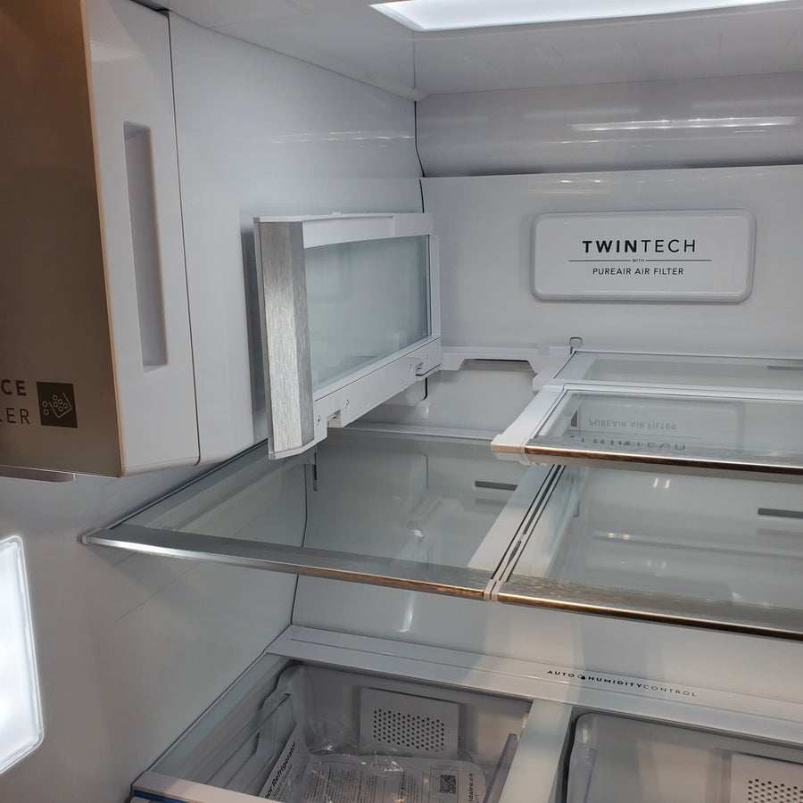Frigidaire Gallery 22 Cu. Ft. 4-Door Counter-depth French Door Refrigerator with Ice Maker (Fingerprint Resistant Stainless Steel) ENERGY STAR GRMC2273CF - Scratch & Dent (Moderate)