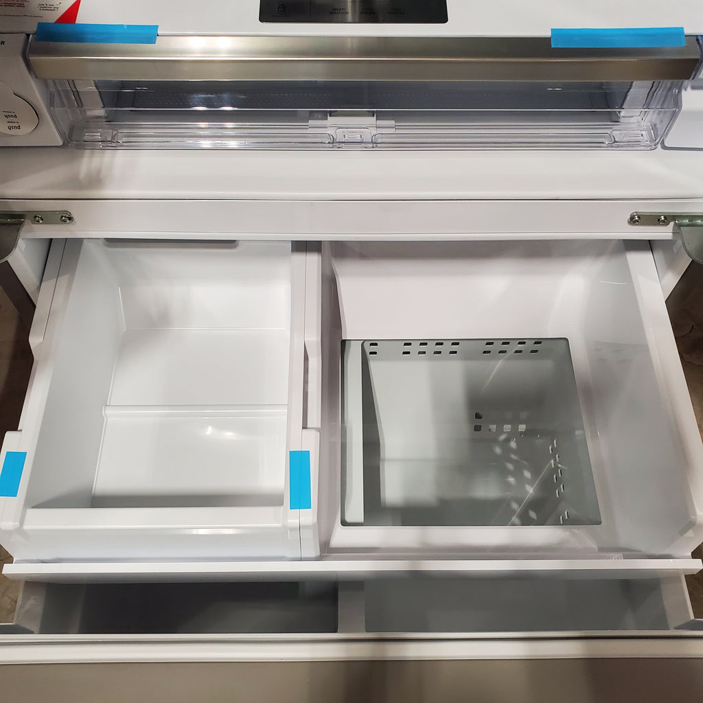 Pictures of Frigidaire 27.8-cu ft French Door Refrigerator with Dual Ice Maker (Fingerprint Resistant Stainless Steel) ENERGY STAR GRFS2853AF - Scratch & Dent (Moderate) - Neu Appliance Outlet - Discount Appliance Outlet in Austin, Tx