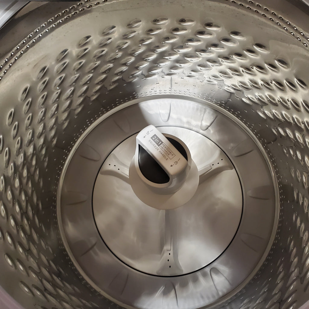 Pictures of Whirlpool Chrome Shadow 5.2 - 5.3 cu. ft. ENERGY STAR Top Load Washer with 2 in 1 Removable Agitator and Load & Go™ Dispenser 6SD116 - WTW8127LC - Scratch & Dent (Minor) - Neu Appliance Outlet - Discount Appliance Outlet in Austin, Tx