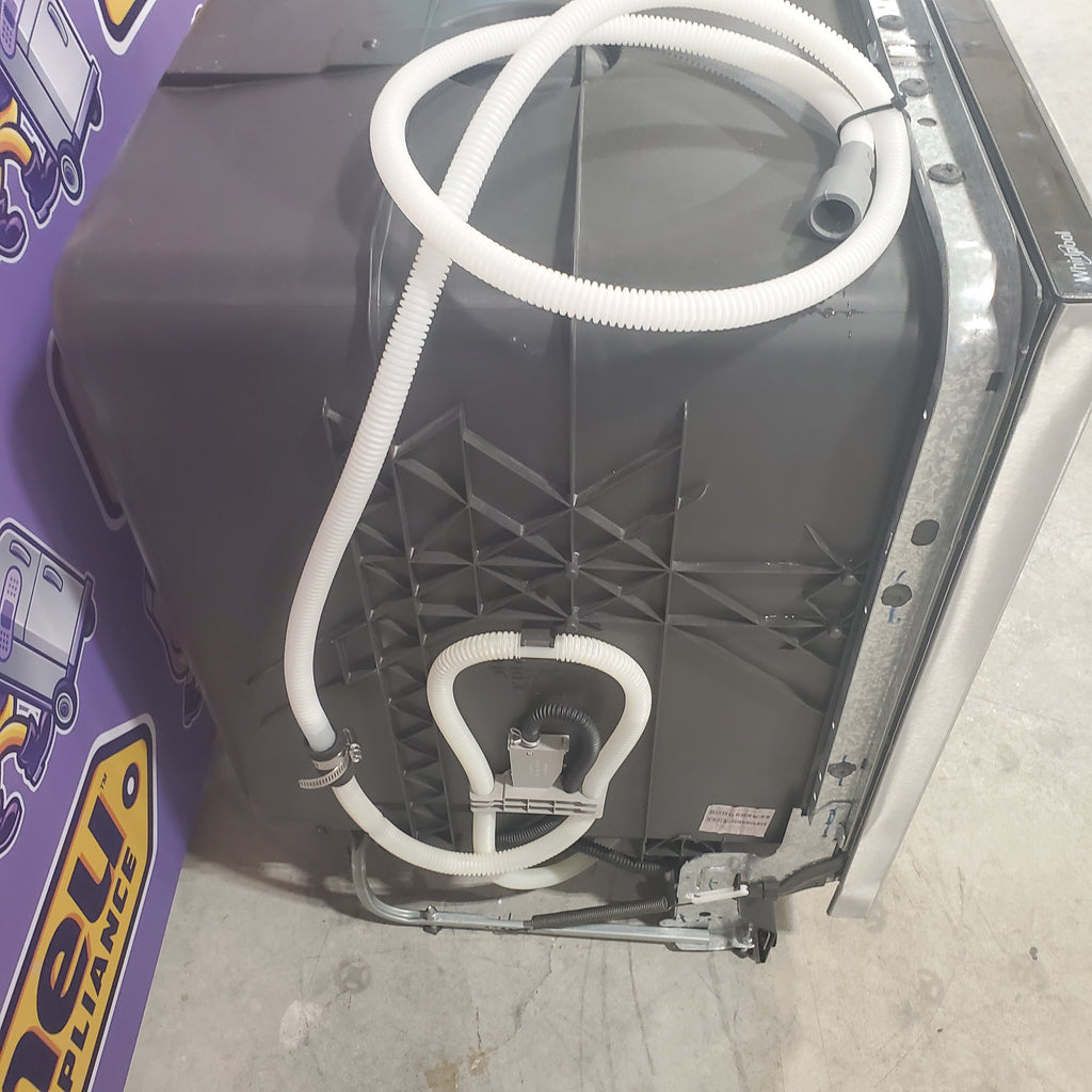 Pictures of Whirlpool Fingerprint Stainless Steel 24 In. Dishwasher with Ai Intelligent Wash and Sensor Cycle WDTA50SAKZ - Scratch and Dent (Minor) - Neu Appliance Outlet - Discount Appliance Outlet in Austin, Tx