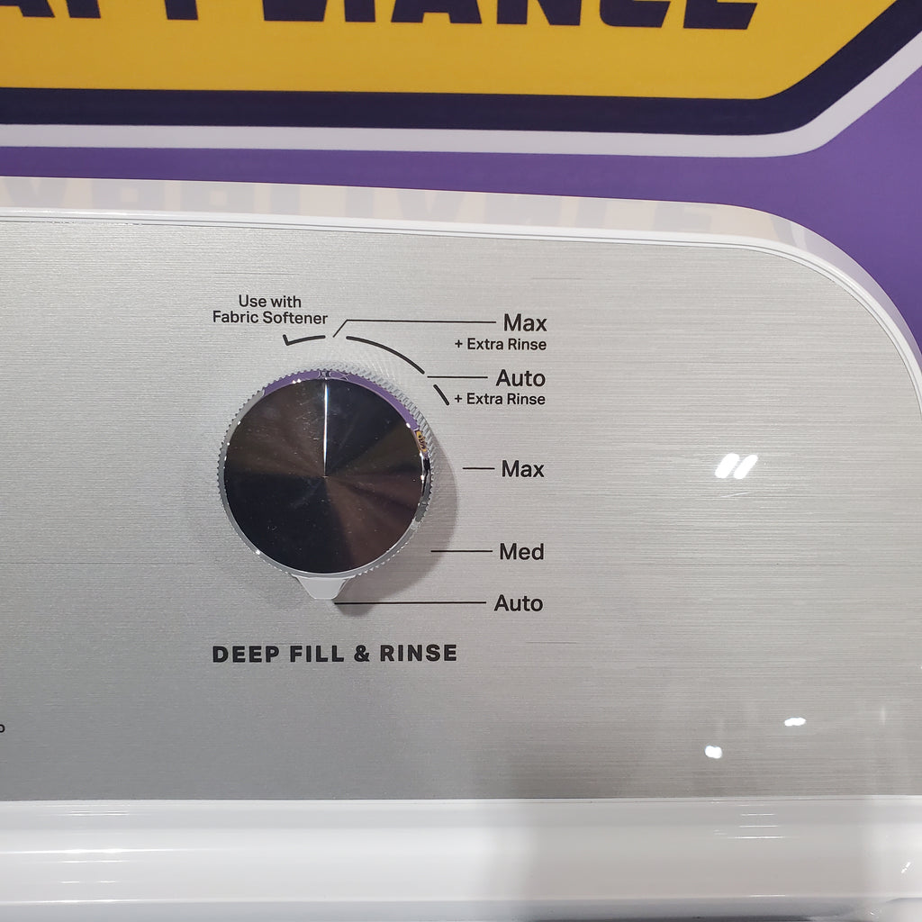 Pictures of Maytag 4.5 cu. ft. Capacity Top Load Washer with Power™ Agitator and Deep Fill MVW4505MW - Scratch & Dent (Minor) and Maytag 7.0 cu. ft. Capacity Top Load Electric Wrinkle Prevent Dryer 16088 - MED4500MW - Open Box - Neu Appliance Outlet - Discount Appliance Outlet in Austin, Tx