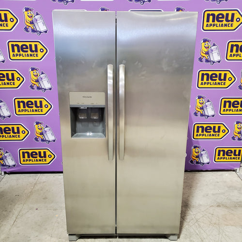 Frigidaire 22 Cu. Ft. Counter-Depth Side-by-Side Refrigerator in Stainless Steel 4SD450 - FRSC2333AS - Scratch & Dent (Minor)