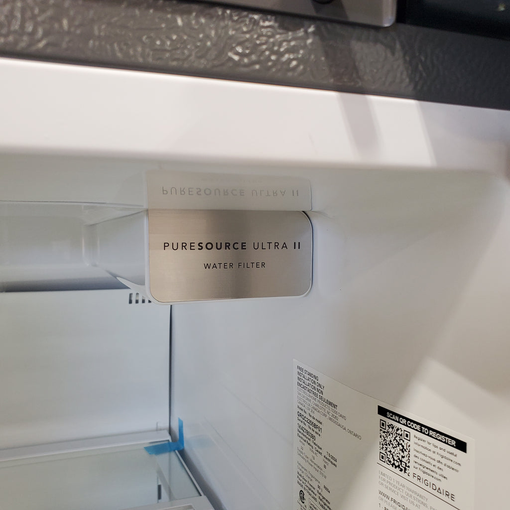 Pictures of Frigidaire Gallery 22 Cu. Ft. Counter-Depth 4-Door Energy Star Certified Refrigerator in Smudge-Proof Stainless Steel GRQC2255BF - Scratch & Dent (Minor) - Neu Appliance Outlet - Discount Appliance Outlet in Austin, Tx