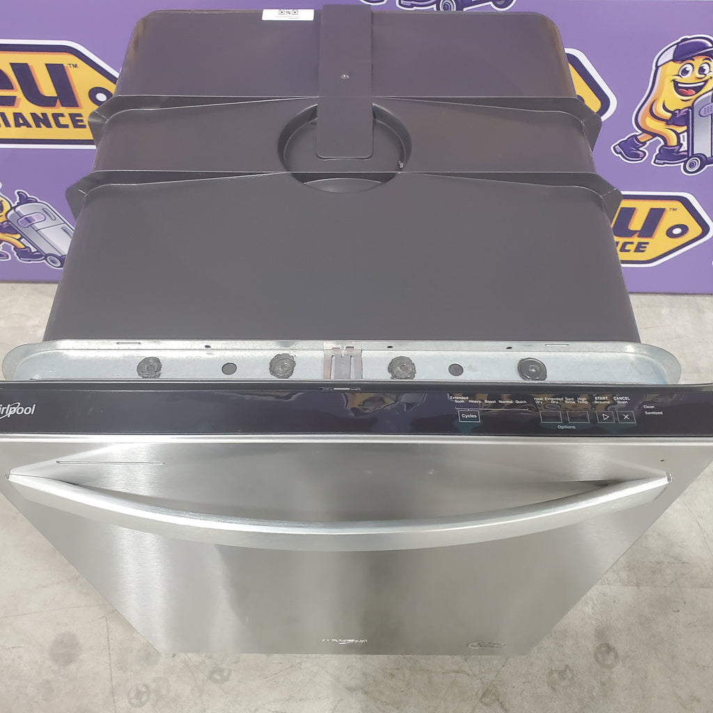 Pictures of Whirlpool Fingerprint Resistant Stainless Steel Quiet Dishwasher with Boost Cycle WDT540HAMZ - Open Box - Neu Appliance Outlet - Discount Appliance Outlet in Austin, Tx