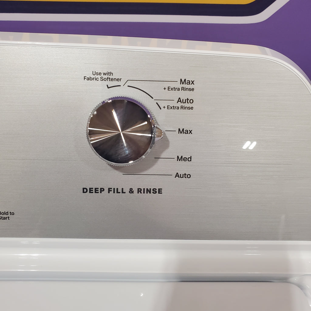 Pictures of Maytag 4.5 cu. ft. Capacity Top Load Washer with Power™ Agitator and Deep Fill MVW4505MW - Open Box and Maytag 7.0 cu. ft. Capacity Top Load Electric Wrinkle Prevent Dryer 16039 - MED4500MW - Open Box - Neu Appliance Outlet - Discount Appliance Outlet in Austin, Tx