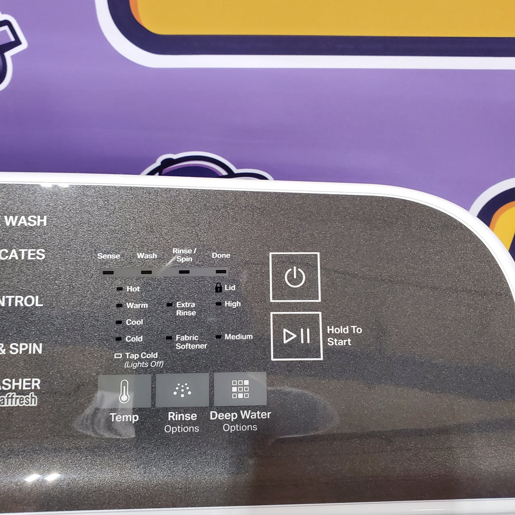 5.2–5.3 Cu. Ft. Whirlpool® Top Load Washer in White with Removable Agitator WTW6157PW - Open Box and 7.0 Cu. Ft. Whirlpool® Top Load Electric Dryer in White with Moisture Sensor 16079 - WED6150PW - Scratch & Dent (Minor)