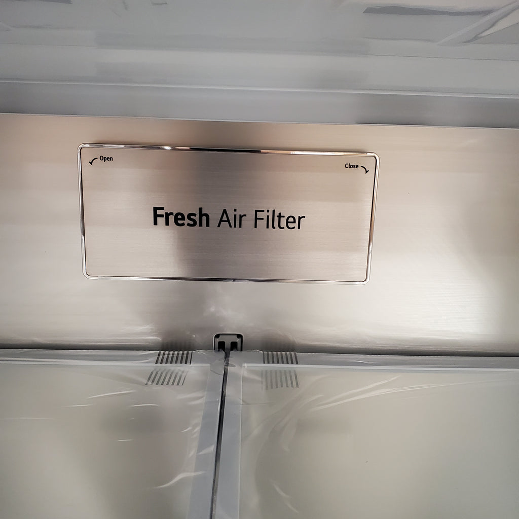 Pictures of LG 27 cu. ft. Smart Counter-Depth MAX™ French Door Refrigerator with Linear Cooling™ and Internal Water Dispenser 21SD001 - LRFLC2706S - Open Box - Neu Appliance Outlet - Discount Appliance Outlet in Austin, Tx