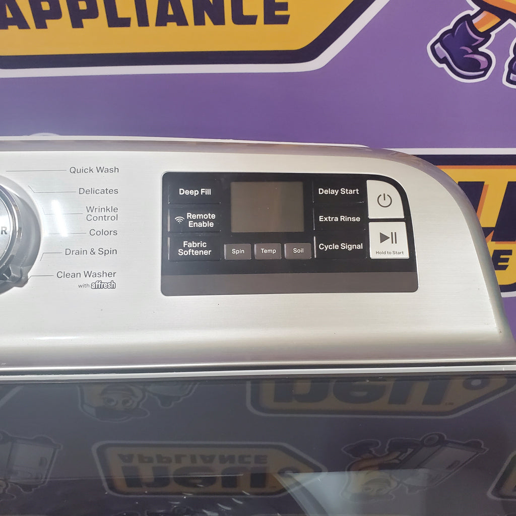 Pictures of Maytag 5.2 cu. ft. Smart Capable White ENERGY STAR Top Load Agitator Washing Machine with Extra Power - Scratch & Dent - Minor - Neu Appliance Outlet - Discount Appliance Outlet in Austin, Tx