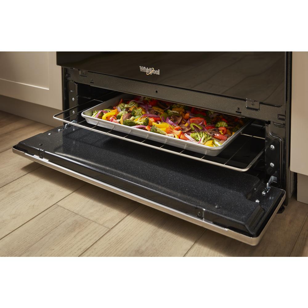 Pictures of Whirlpool Stainless 5.1 Cu. Ft. Freestanding Gas Range with Broiler Drawer and Two Speed Heat Burners WFG320M0MS - New In Box - Neu Appliance Outlet - Discount Appliance Outlet in Austin, Tx