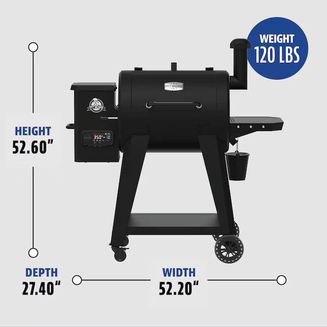 Pit Boss 700 DX Series 740-Sq. in Black Pellet Grill 22321478 - PB700DX - Certified Refurbished