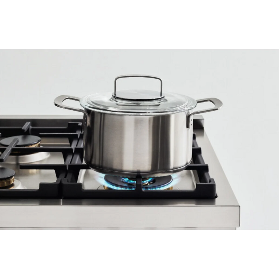 Bertazzoni 48 Inch Freestanding Gas Range with 7.1 cu. ft., 6 Sealed Burners, Griddle, and Convection MAST486GGASNEE - Scratch & Dent (Moderate)