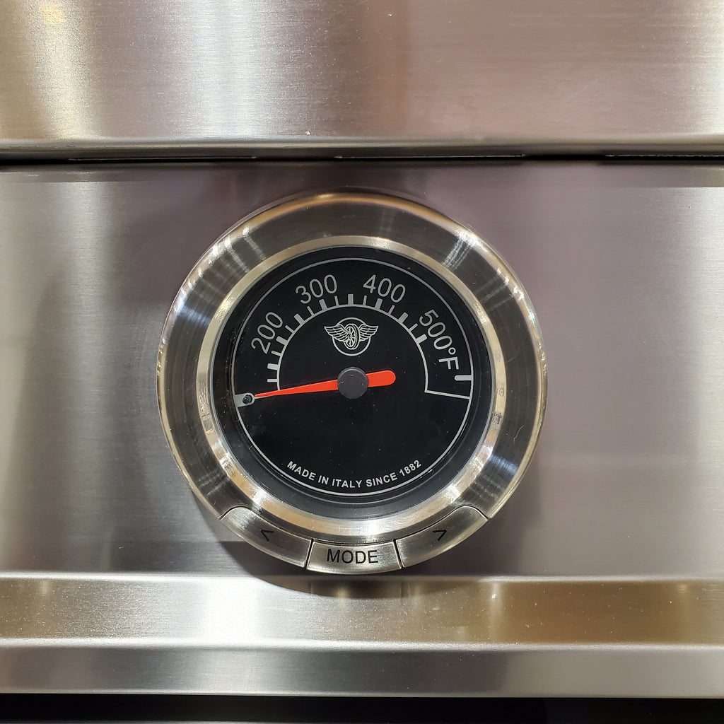 Pictures of Bertazzoni Master Series 48 Inch Freestanding Gas Range with 6 Sealed Burners, 7 cu. ft. Total Oven Capacity, Double Oven, European Convection Oven, and Electric Griddle: Natural Gas 11113107 - MAS486BTFGMX - Scratch & Dent (Minor) - Neu Appliance Outlet - Discount Appliance Outlet in Austin, Tx