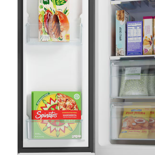 Kenmore 20-cu ft Counter-Depth Side-by-Side Refrigerator with Ice Maker,Water and Ice Dispenser ENERGY STAR Certified 22137396 - 897.51805320 - Scratch & Dent (Minor)