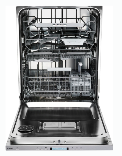 Asko 24 Inch Fully Integrated Panel Ready Built-In Dishwasher with 17 Place Settings, 11 Programs, 40 dBA, 8 Steel™, Super Cleaning System+™, LED Interior Light, and Turbo Drying DFI675XXL - Open Box