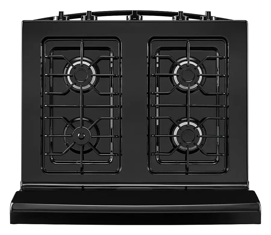 Pictures of Amana 30-inch 4-Burner Freestanding Gas Range with Easy-Clean Glass Door AGR4203MNB - Scratch & Dent (Minor) - Neu Appliance Outlet - Discount Appliance Outlet in Austin, Tx
