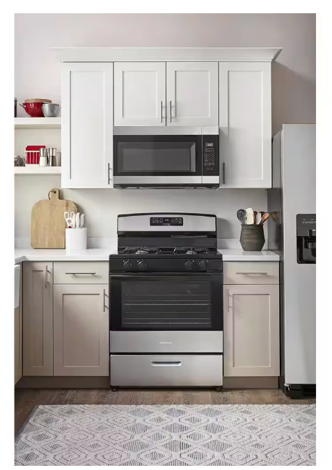 Pictures of Amana Gas 30 Inch Range with Bake Assist Temps and Extra Large Oven Window AGR6303MMB - Scratch and Dent (Minor) - Neu Appliance Outlet - Discount Appliance Outlet in Austin, Tx