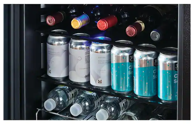 Vissani 4.3 Cu. ft. Wine and Beverage Cooler in Stainless Steel 251318SD1367 - HVBC430ST - Open Box