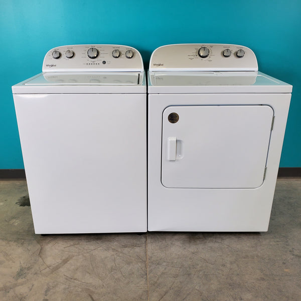 Neu Preferred Whirlpool Agitator Washer & Gas Dryer Set: 3.5 cu. ft. Agitator Washer With Extra Water Cycle / Option & 7.0 cu. ft. Gas Dryer With Auto Sensor Dry - Certified Refurbished