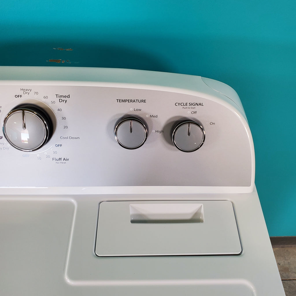 Pictures of Neu Preferred Whirlpool Agitator Washer & Gas Dryer Set: 3.5 cu. ft. Agitator Washer With Extra Water Cycle / Option & 7.0 cu. ft. Gas Dryer With Auto Sensor Dry - Certified Refurbished - Neu Appliance Outlet - Discount Appliance Outlet in Austin, Tx