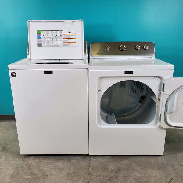 Neu Preferred Maytag Agitator Washer & Gas Dryer Set: 3.5 cu. ft. Agitator Washer With Extra Water Cycle / Option & 7.0 cu. ft. Gas Dryer With Auto Sensor Dry - Certified Refurbished