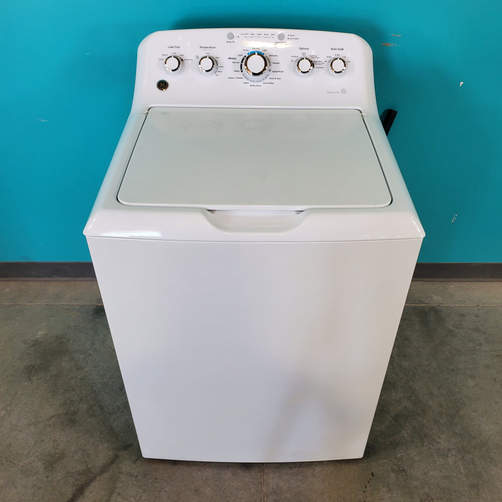 Pictures of Neu Select GE High Capacity 4.2 cu. ft. Agitator Top Load HE Washing Machine With Extra Water Cycle / Option - Certified Refurbished - Neu Appliance Outlet - Discount Appliance Outlet in Austin, Tx