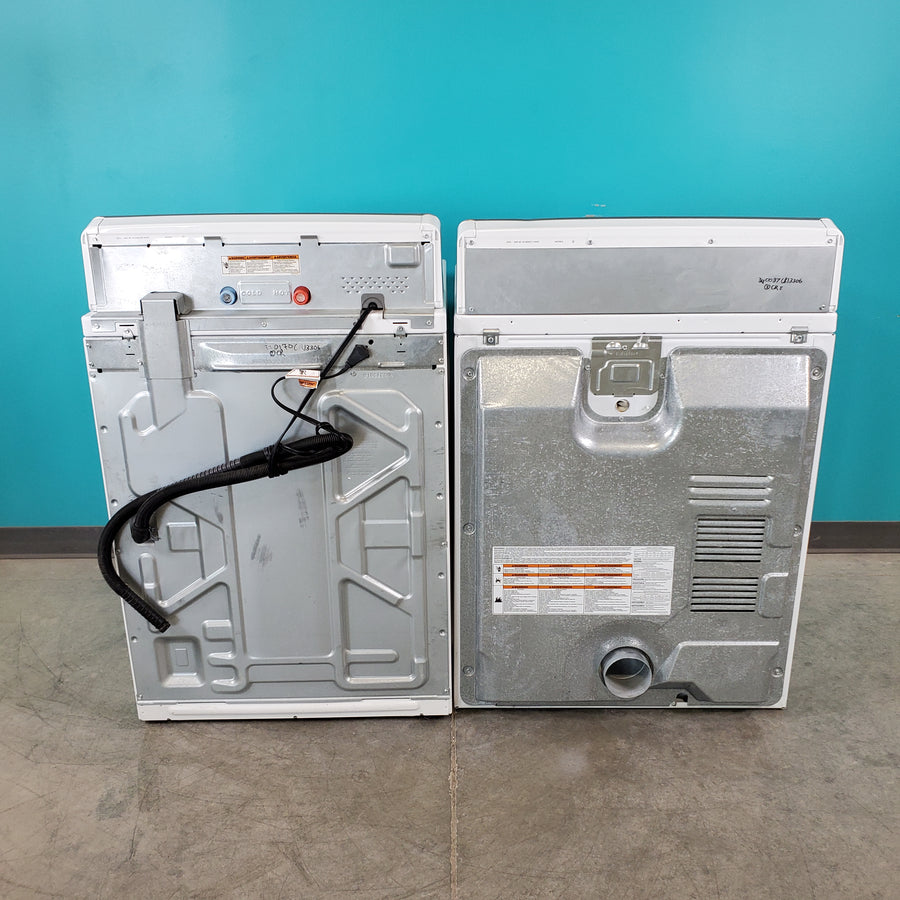 Neu Preferred Maytag High Capacity Impeller Washer & Gas Dryer Set: 3.8 cu. ft. High Capacity Impeller Washer With Extra Water Cycle / Option & 7.0 cu. ft. Gas Dryer With Auto Sensor Dry  - Certified Refurbished