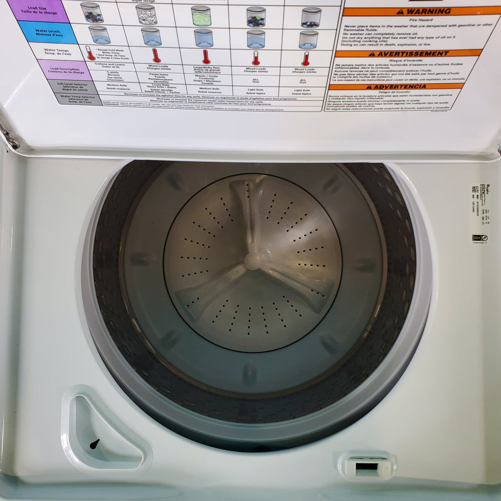 Pictures of Neu Preferred Whirlpool High Capacity Impeller Washer & Electric Dryer Set: 3.8 cu. ft. High Capacity Impeller Washer With Extra Water Cycle / Option & 7.0 cu. ft. Gas Dryer With Auto Sensor Dry  - Certified Refurbished - Neu Appliance Outlet - Discount Appliance Outlet in Austin, Tx
