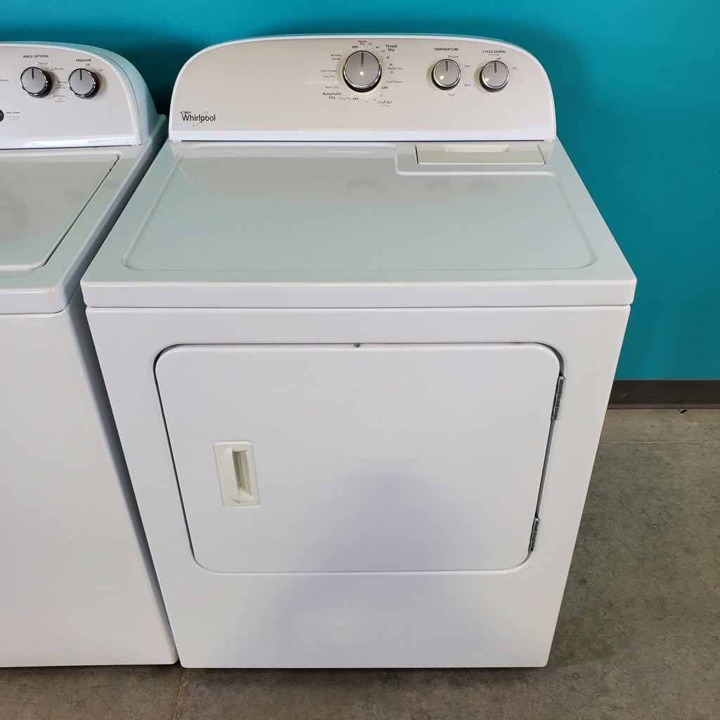 Pictures of Neu Preferred Whirlpool High Capacity Impeller Washer & Electric Dryer Set: 3.8 cu. ft. High Capacity Impeller Washer With Extra Water Cycle / Option & 7.0 cu. ft. Electric 220v Dryer With Auto Sensor Dry  - Certified Refurbished - Neu Appliance Outlet - Discount Appliance Outlet in Austin, Tx