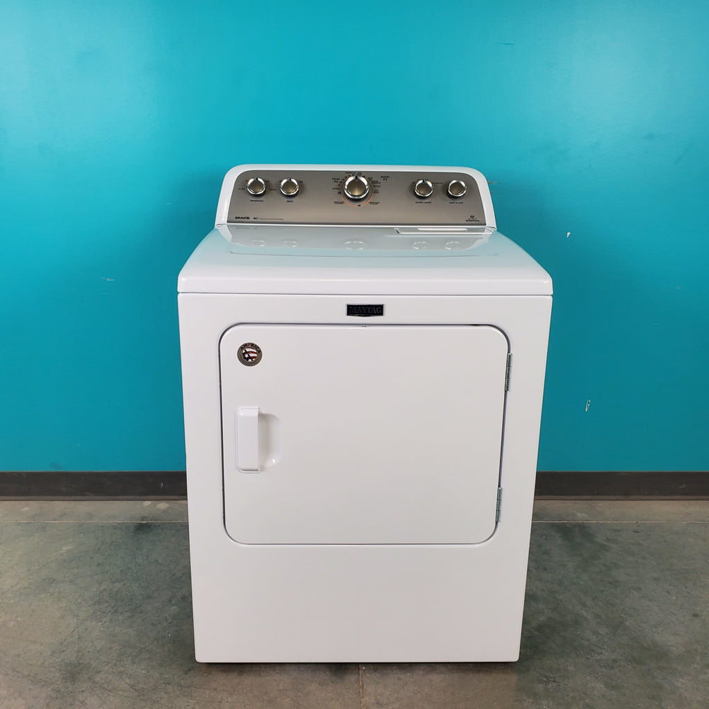 Pictures of Neu Elite Maytag Bravos 7.0 cu. ft. Electric 220v Dryer With Auto Sensor Dry - Certified Refurbished - Neu Appliance Outlet - Discount Appliance Outlet in Austin, Tx