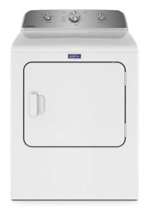 MayTag 7.0 cu. ft. Top Load Electric Wrinkle Prevent Dryer 22133SD202 - MED4500MW - Scratch & Dent (Minor)