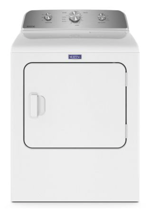 Pictures of MayTag 4.8 cu. ft. Top Load Washer with Extra Power, Built-In Water Faucet MVW5430MW - Scratch & Dent (Minor) and MayTag 7.0 cu. ft. Top Load Electric Wrinkle Prevent Dryer MED4500MW - Certified Refurbished - Neu Appliance Outlet - Discount Appliance Outlet in Austin, Tx