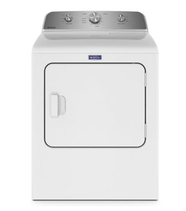 Maytag 4.5 cu. ft. Capacity Top Load Washer with Power™ Agitator and Deep Fill MVW4505MW - Open Box and Maytag 7.0 cu. ft. Capacity Top Load Electric Wrinkle Prevent Dryer 16257 - MED4500MW - Scratch & Dent (Minor)