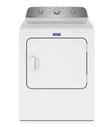 Maytag 4.5 cu. ft. Capacity Top Load Washer with Power™ Agitator and Deep Fill MVW4505MW - Open Box and Maytag 7.0 cu. ft. Capacity Top Load Electric Wrinkle Prevent Dryer MED4500MW - Scratch & Dent (Minor)
