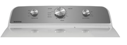 Pictures of MayTag 7.0 cu. ft. Top Load Electric Wrinkle Prevent Dryer MED4500MW - Open Box - Neu Appliance Outlet - Discount Appliance Outlet in Austin, Tx